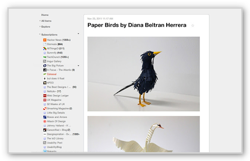 Google Reader Readable