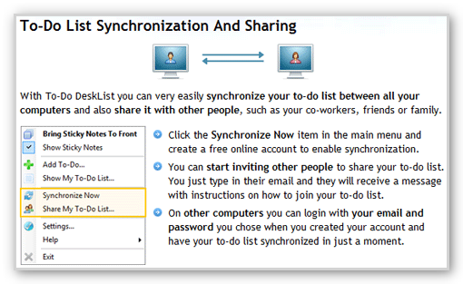デスクトップtodo管理ソフト To Do Desklist が複数pcで同期 共有可能に Winのみ Webマーケティング ブログ