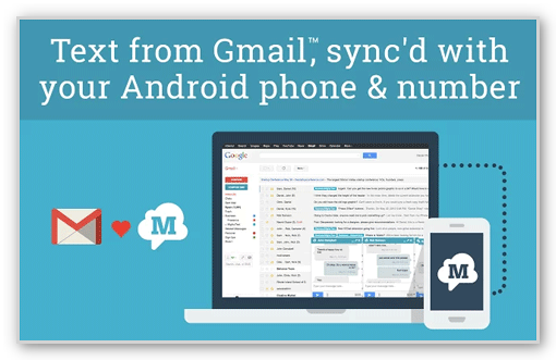 mightytext for gmail